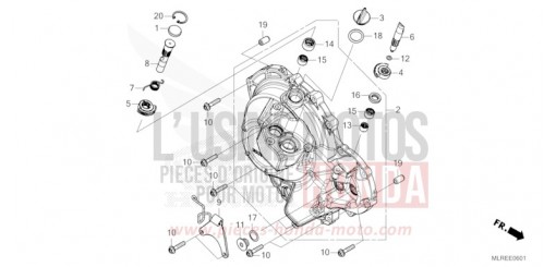KURBELGEHAEUSEABDECKUNG (E-CLUTCH) CB500FACT de 2026